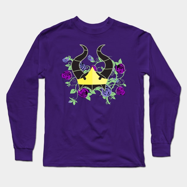 Maleficent and Aurora Long Sleeve T-Shirt by magicmirror